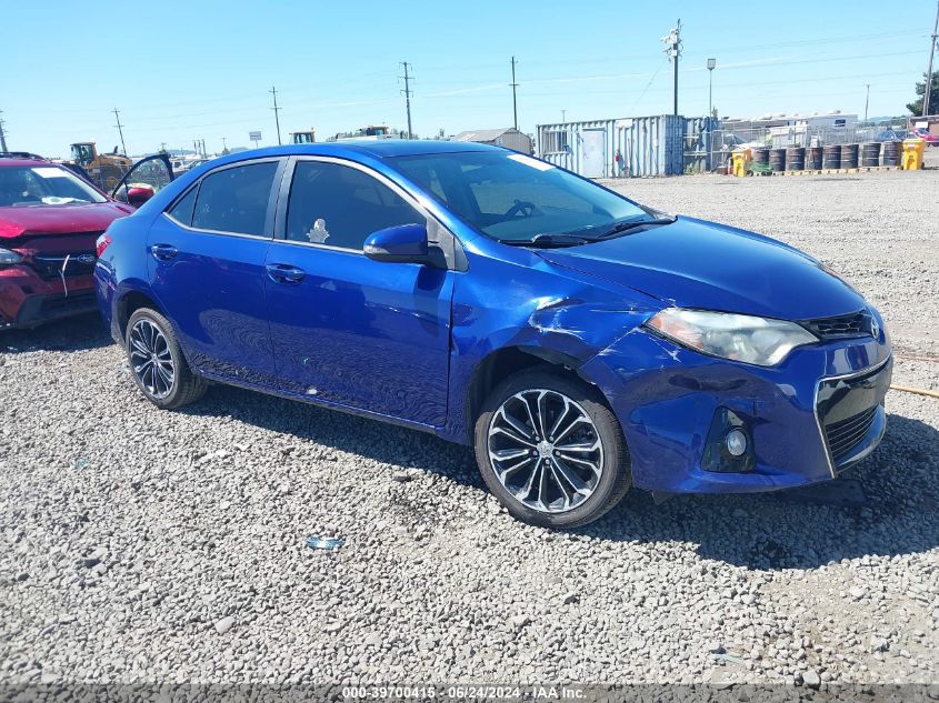 2015 TOYOTA COROLLA S PLUS