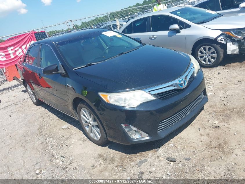 2013 TOYOTA CAMRY HYBRID XLE