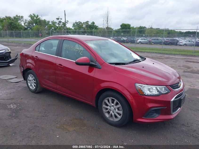 2019 CHEVROLET SONIC LT AUTO