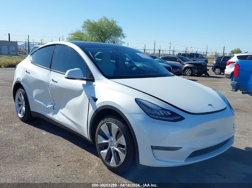 2021 TESLA MODEL Y LONG RANGE DUAL MOTOR ALL-WHEEL DRIVE