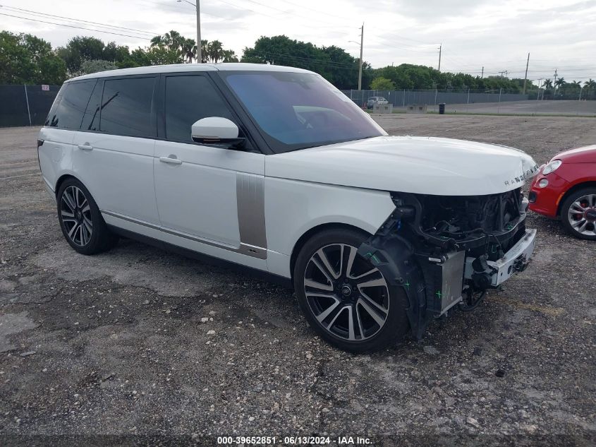 2019 LAND ROVER RANGE ROVER 5.0L V8 SUPERCHARGED