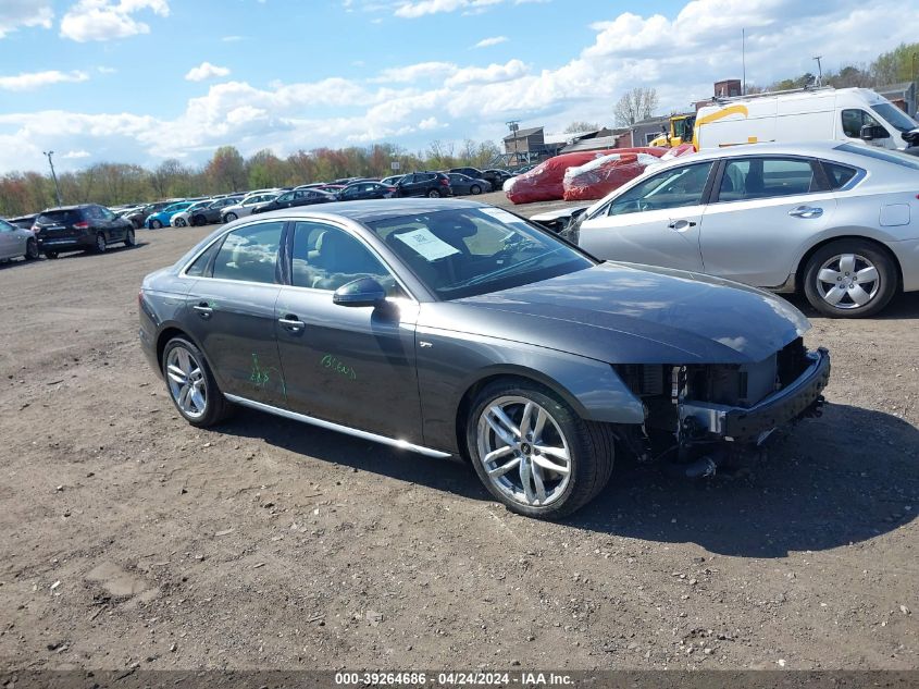 2023 AUDI A4 PREMIUM PLUS 45 TFSI S LINE QUATTRO S TRONIC