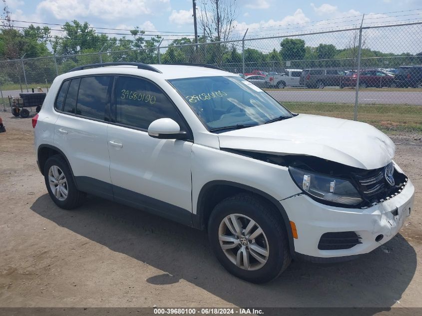 2017 VOLKSWAGEN TIGUAN 2.0T/2.0T S