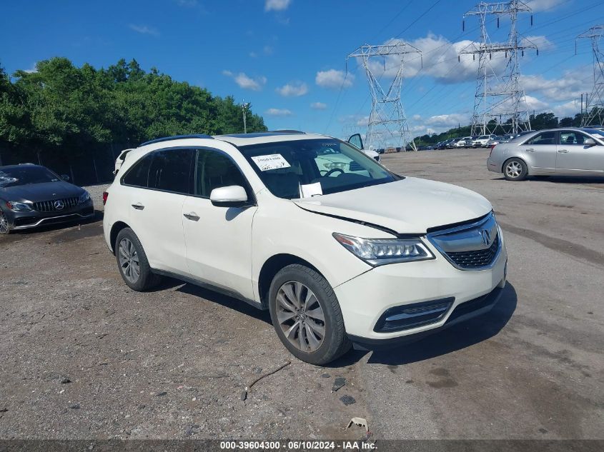 2014 ACURA MDX TECHNOLOGY PACKAGE