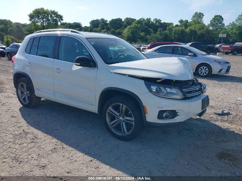 2017 VOLKSWAGEN TIGUAN 2.0T SPORT