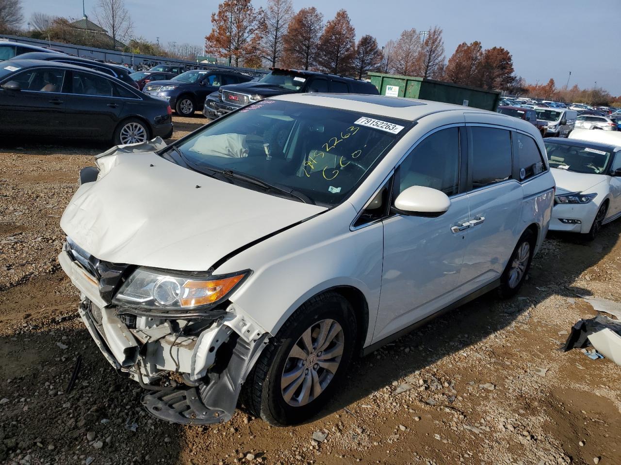 2016 HONDA ODYSSEY EXL