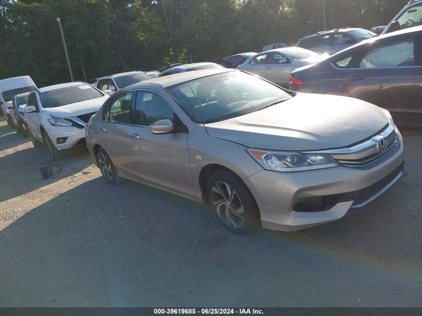 2016 HONDA ACCORD LX