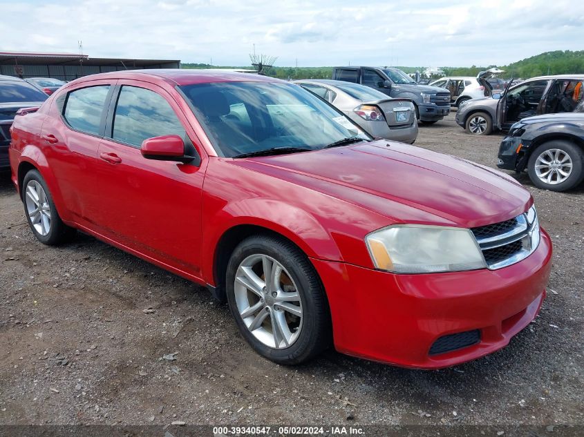 2012 DODGE AVENGER SXT