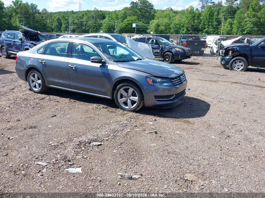 2013 VOLKSWAGEN PASSAT 2.0L TDI SE