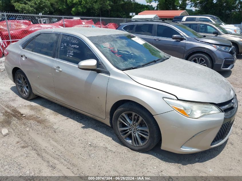 2016 TOYOTA CAMRY SE