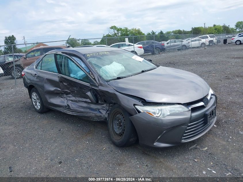 2016 TOYOTA CAMRY LE