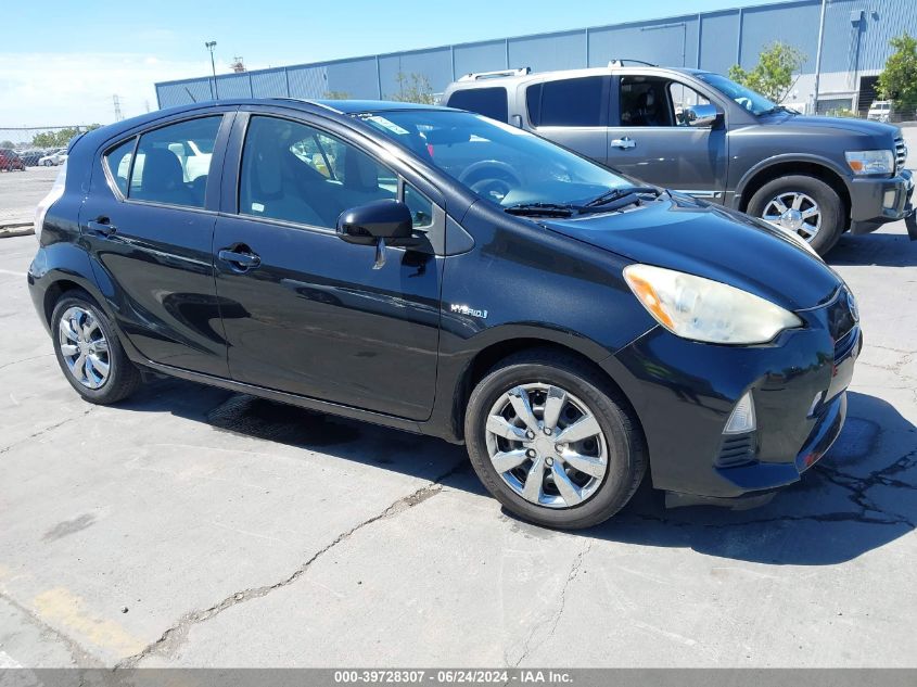 2012 TOYOTA PRIUS C ONE