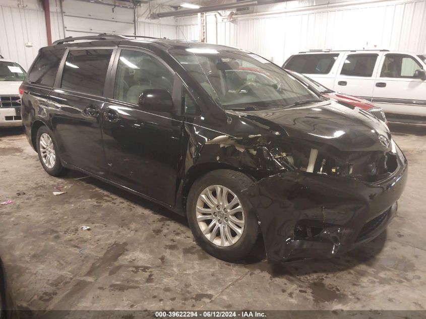 2014 TOYOTA SIENNA XLE V6 8 PASSENGER