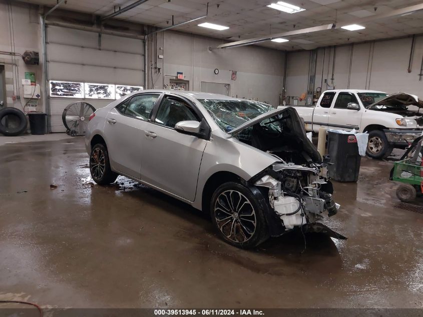 2016 TOYOTA COROLLA S PLUS