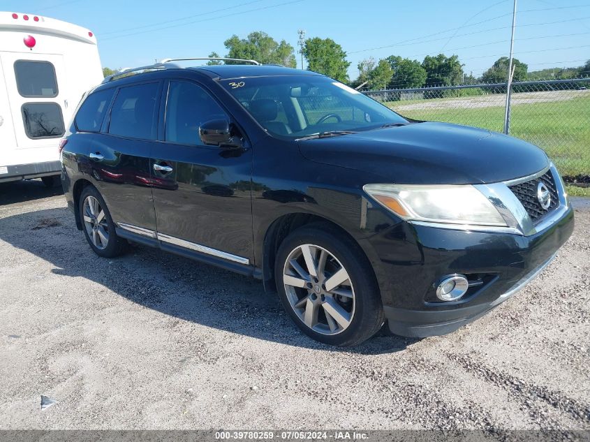 2014 NISSAN PATHFINDER PLATINUM