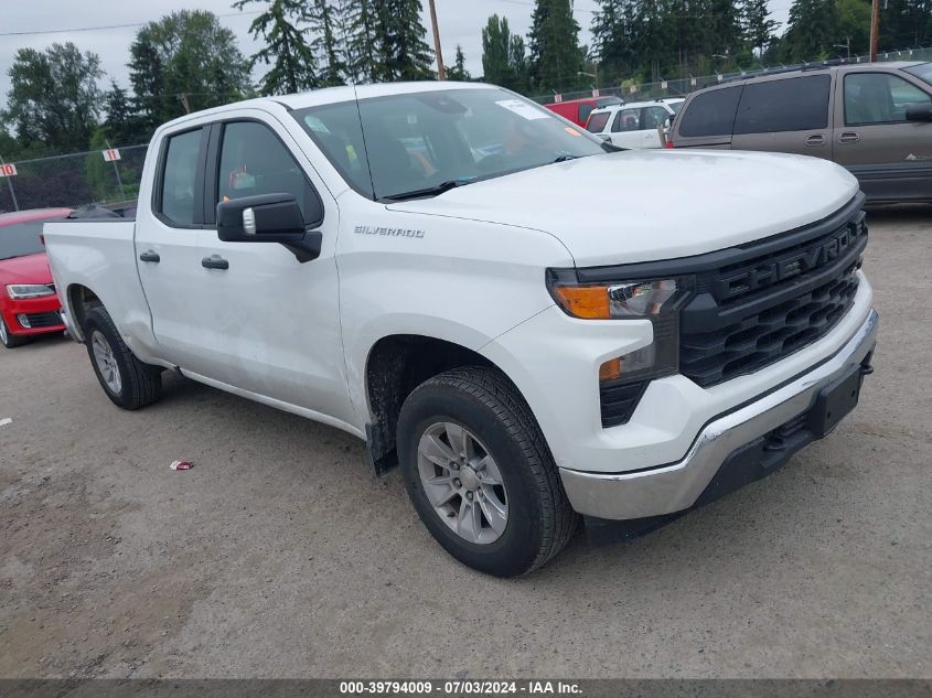 2023 CHEVROLET SILVERADO 1500 4WD DOUBLE CAB STANDARD BED WT