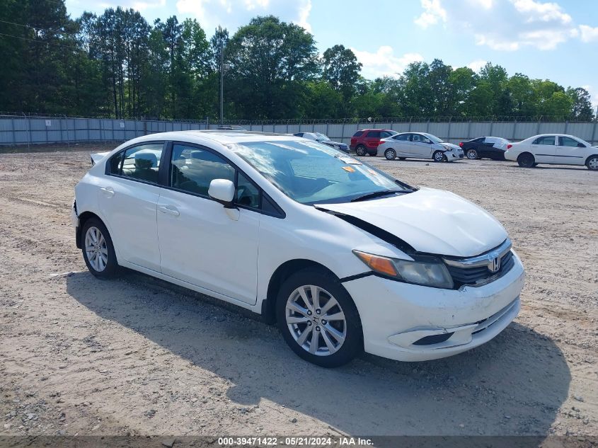 2012 HONDA CIVIC EX