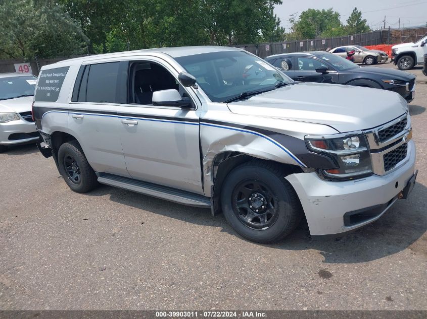 2016 CHEVROLET TAHOE POLICE