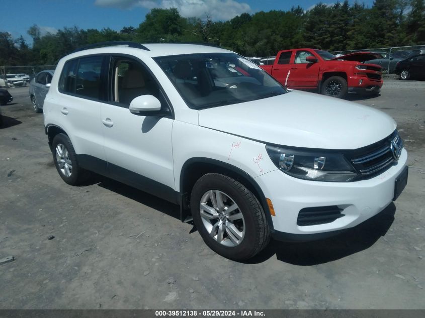 2016 VOLKSWAGEN TIGUAN S