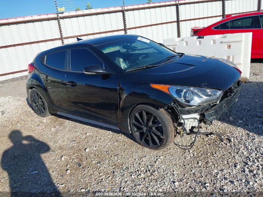 2014 HYUNDAI VELOSTER TURBO W/BLUE