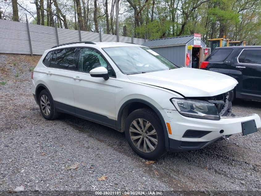 2018 VOLKSWAGEN TIGUAN 2.0T S