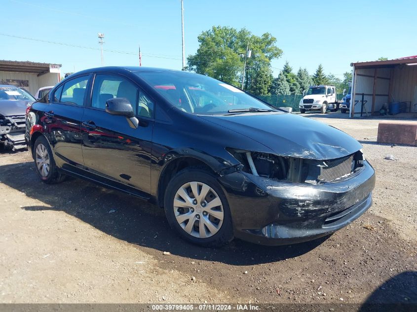 2012 HONDA CIVIC LX