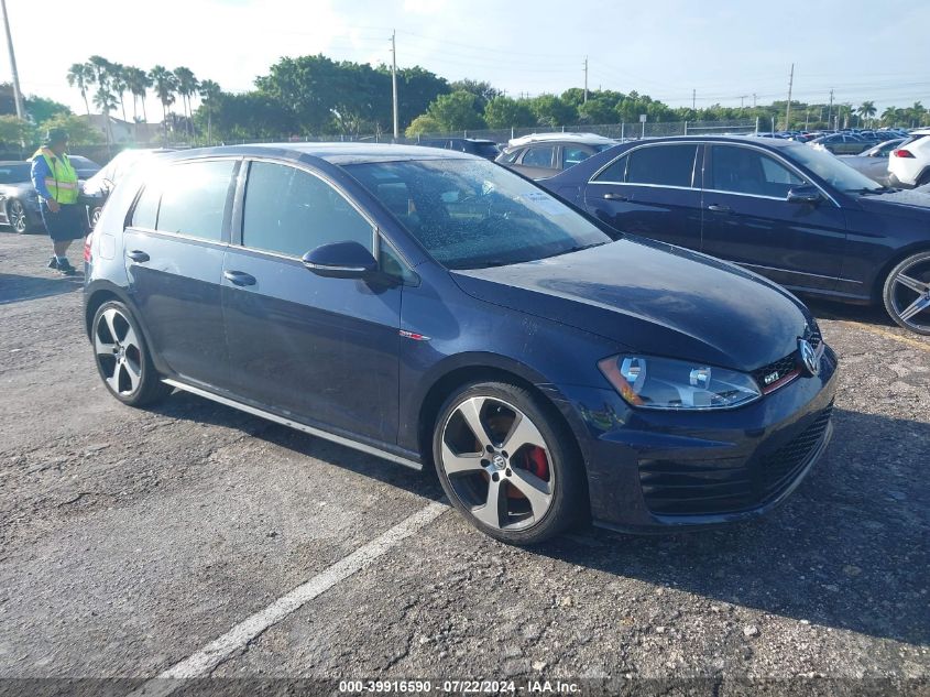 2017 VOLKSWAGEN GOLF GTI S