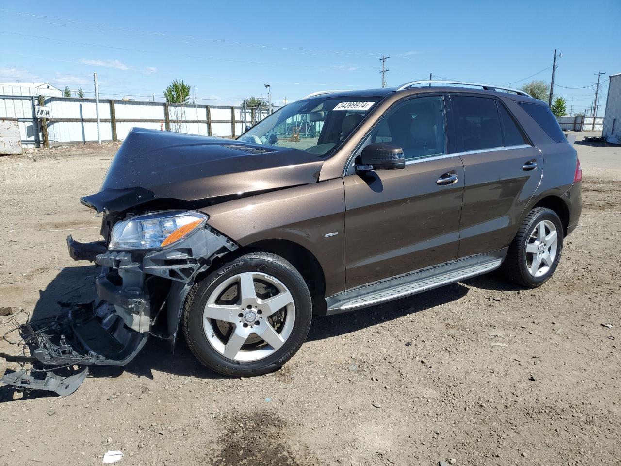 2012 MERCEDES-BENZ ML 550 4MATIC