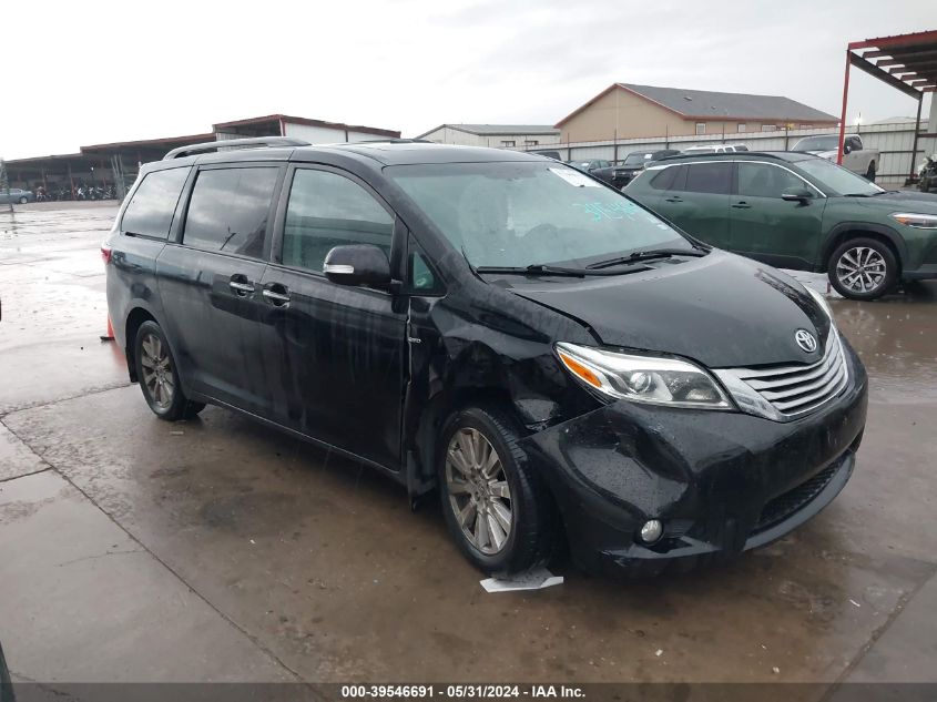 2017 TOYOTA SIENNA LIMITED PREMIUM 7 PASSENGER