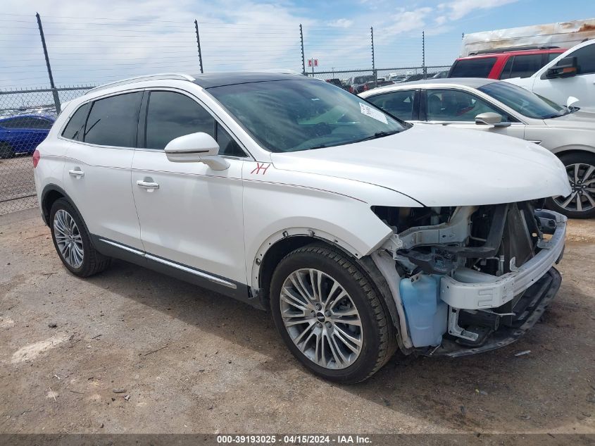 2017 LINCOLN MKX RESERVE