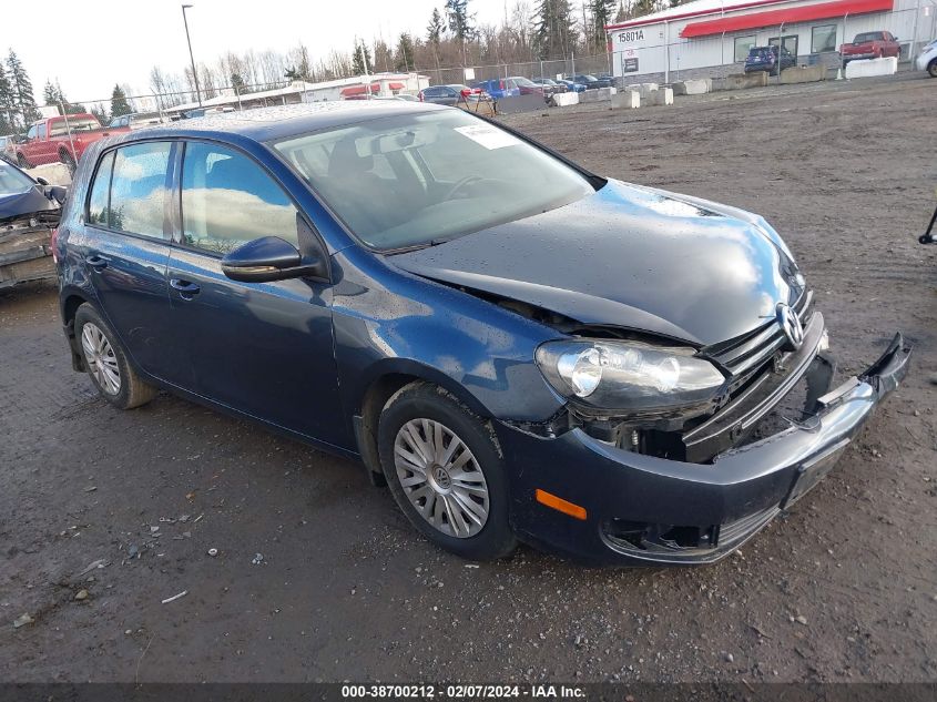 2012 VOLKSWAGEN GOLF 2.5L 4-DOOR