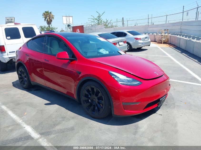 2021 TESLA MODEL Y LONG RANGE DUAL MOTOR ALL-WHEEL DRIVE