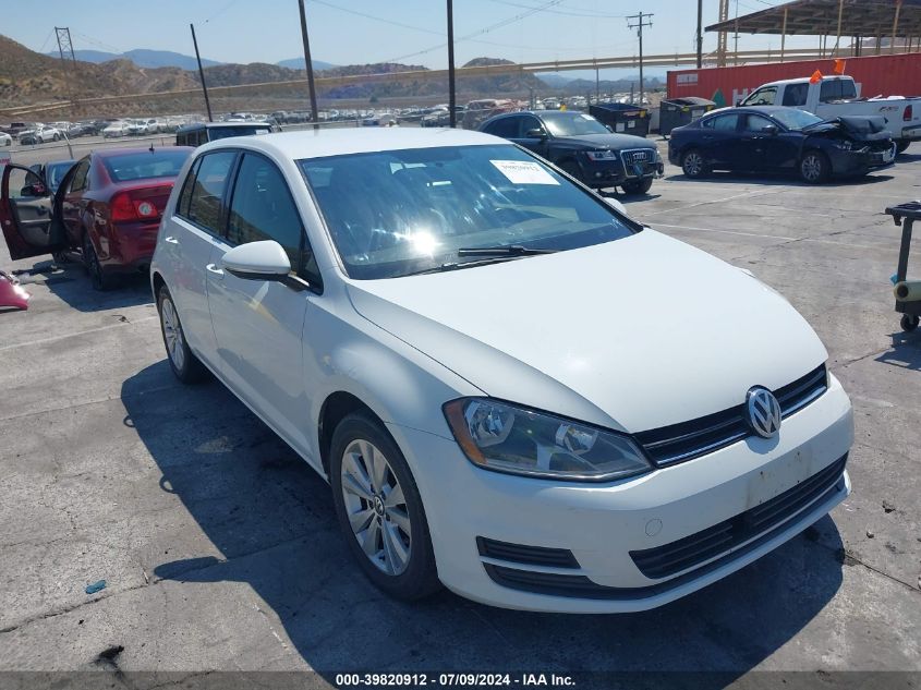 2015 VOLKSWAGEN GOLF TDI S 4-DOOR