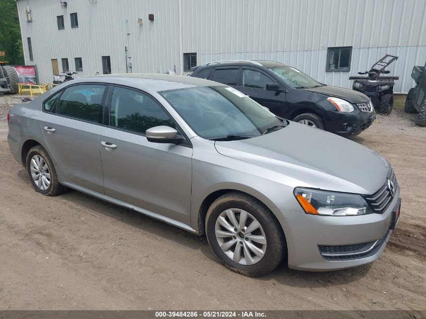 2013 VOLKSWAGEN PASSAT 2.5L S/2.5L WOLFSBURG EDITION