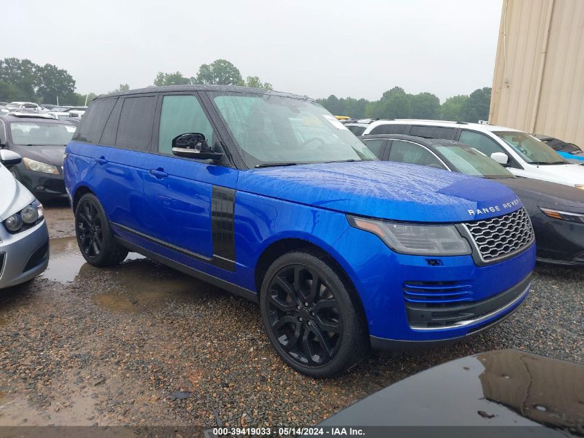 2018 LAND ROVER RANGE ROVER 3.0L V6 SUPERCHARGED HSE