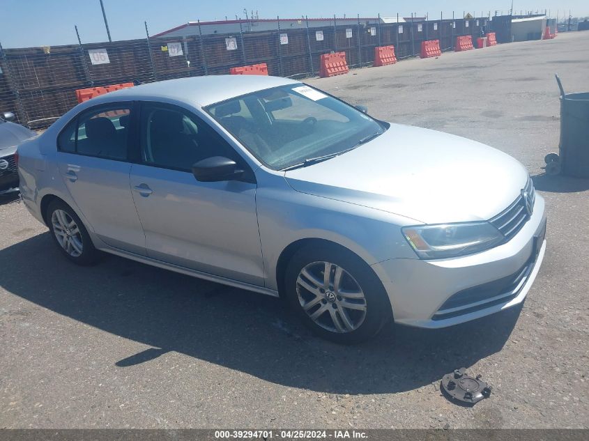 2015 VOLKSWAGEN JETTA 2.0L S