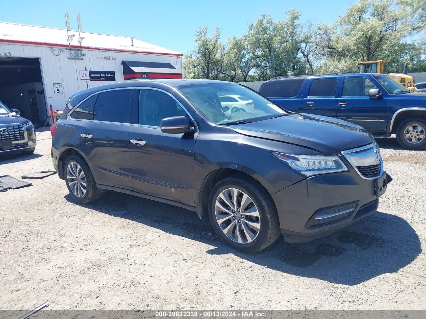 2014 ACURA MDX TECHNOLOGY