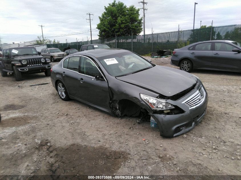 2012 INFINITI G37X