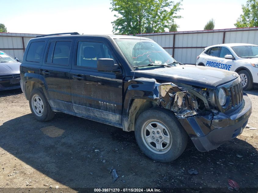 2016 JEEP PATRIOT SPORT