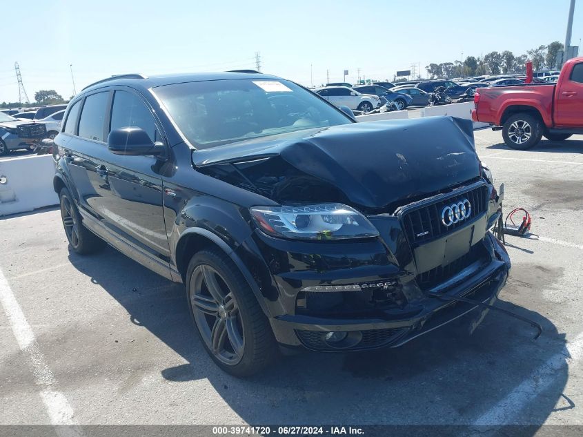 2014 AUDI Q7 3.0T S LINE PRESTIGE