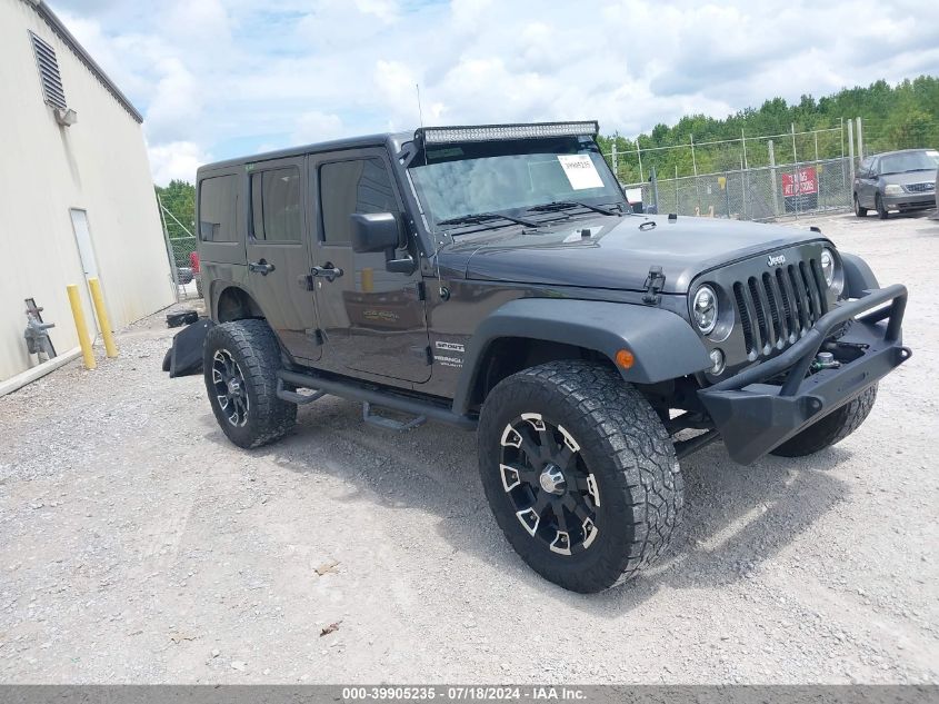 2017 JEEP WRANGLER UNLIMITED SPORT 4X4