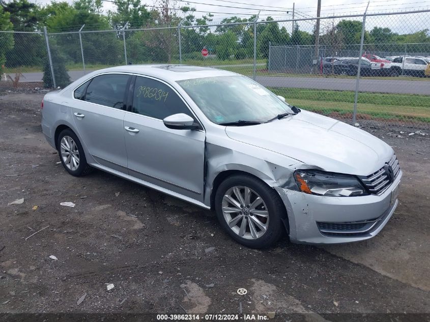 2012 VOLKSWAGEN PASSAT 2.5L SEL