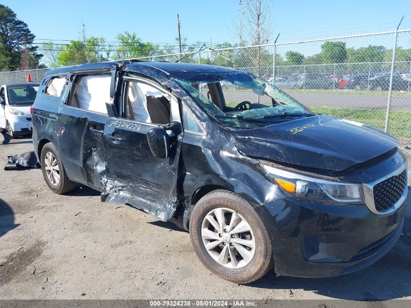 2018 KIA SEDONA LX