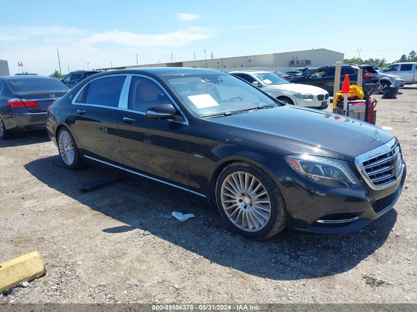 2016 MERCEDES-BENZ MAYBACH S 600