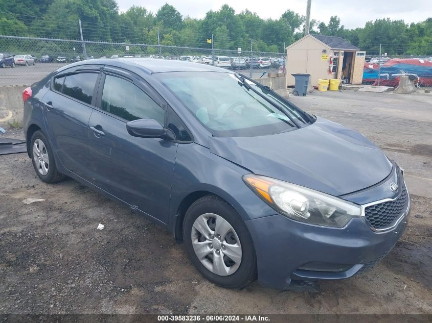 2016 KIA FORTE LX