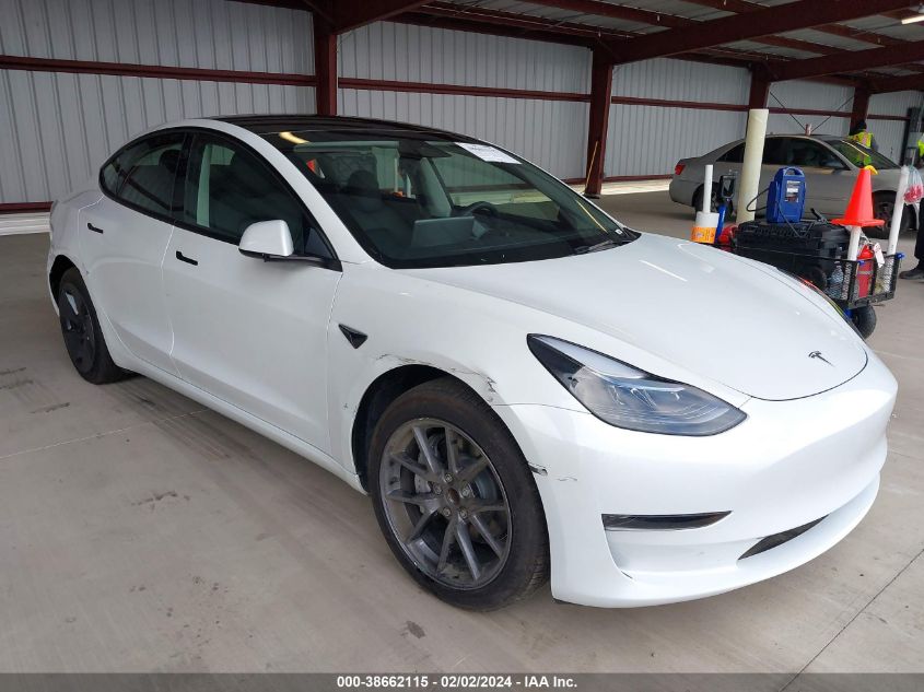 2023 TESLA MODEL 3 REAR-WHEEL DRIVE