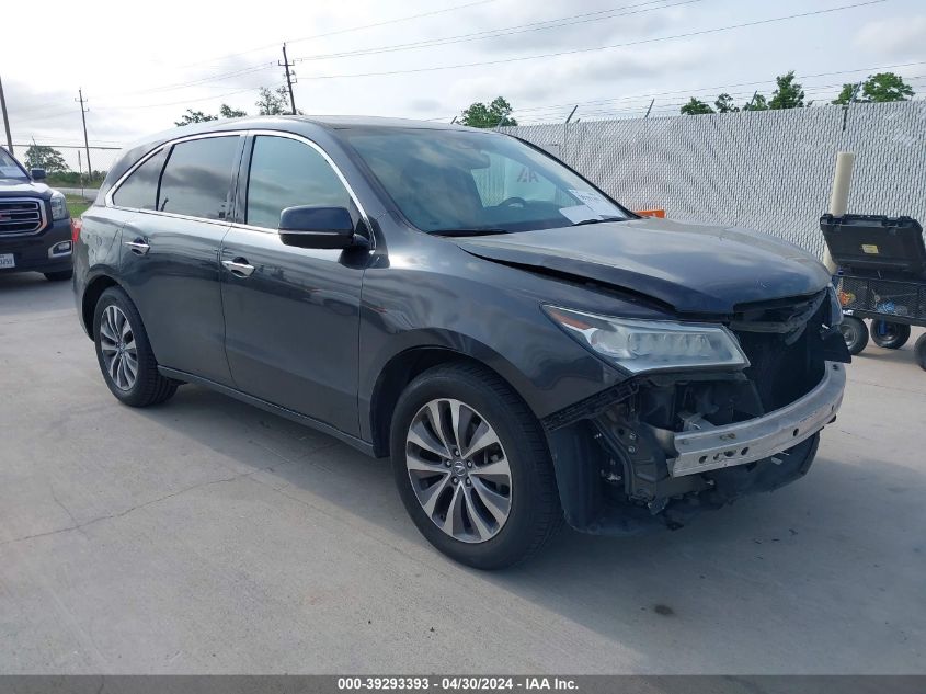 2015 ACURA MDX TECHNOLOGY PACKAGE