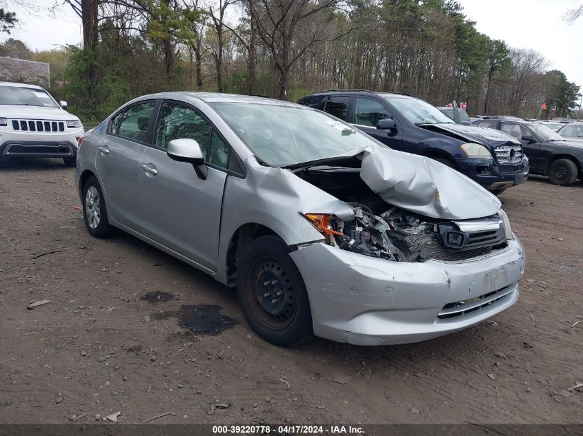 2012 HONDA CIVIC LX