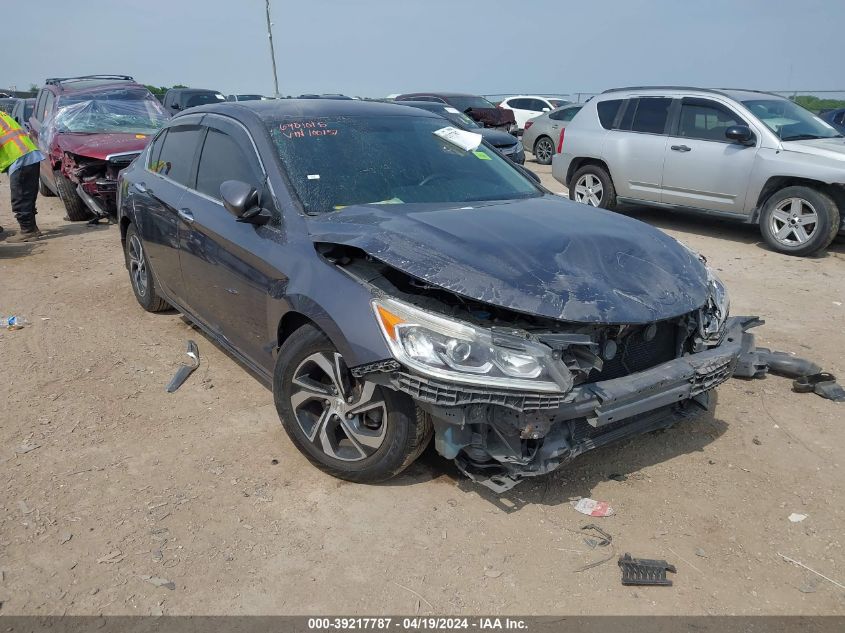 2016 HONDA ACCORD LX