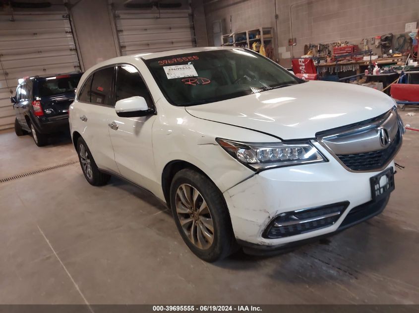 2014 ACURA MDX TECHNOLOGY